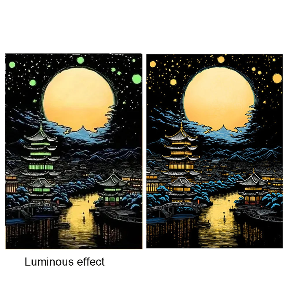 Glow in Dark Scratch Art Kit