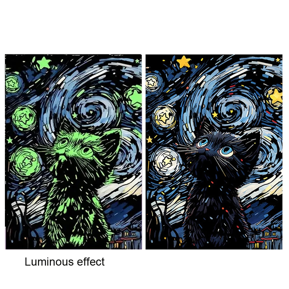Glow in Dark Scratch Art Kit