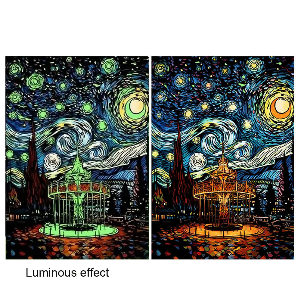 Glow in Dark Scratch Art Kit